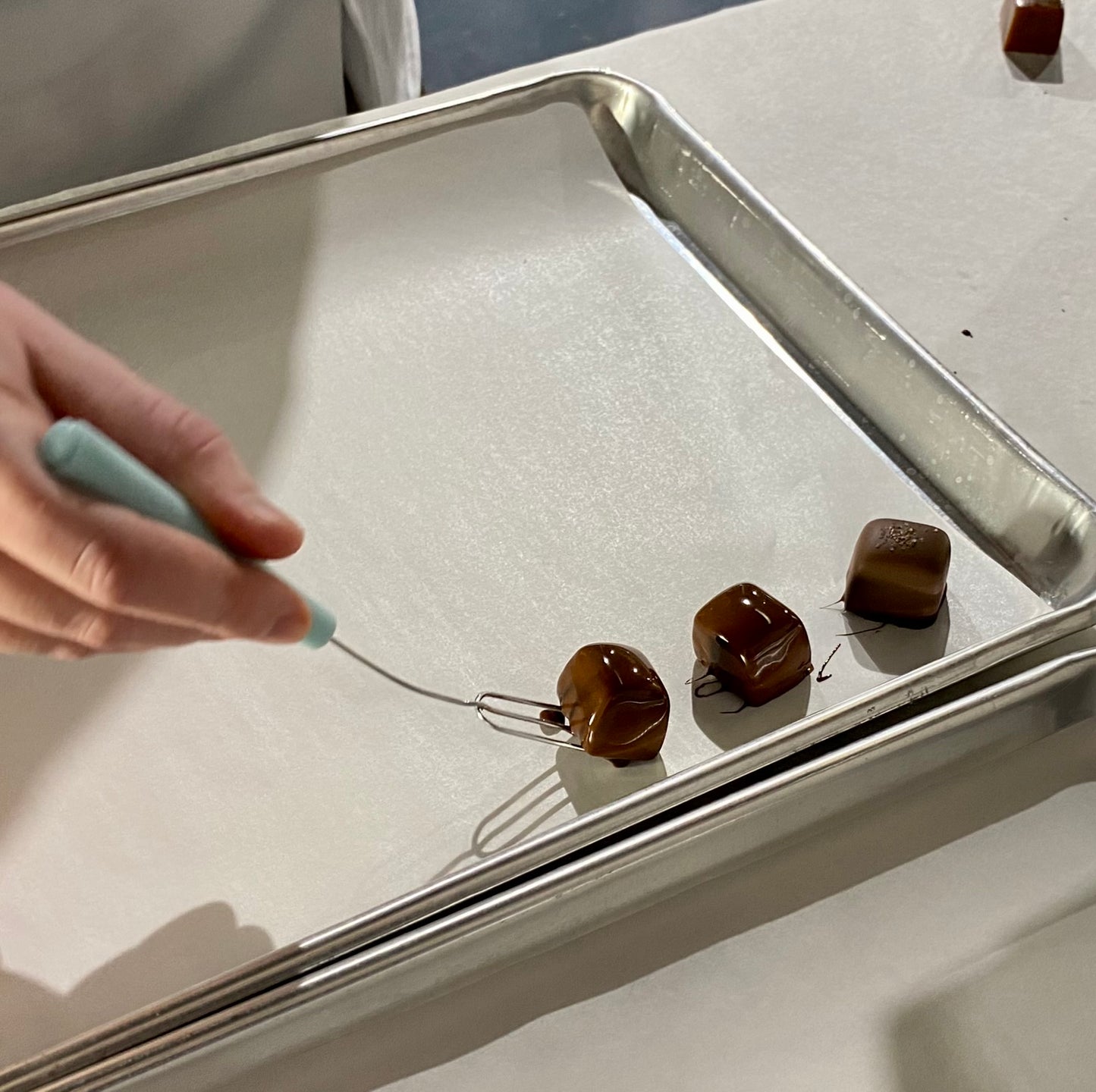 15 Piece Hand-Made Chocolate Covered Salted Caramels