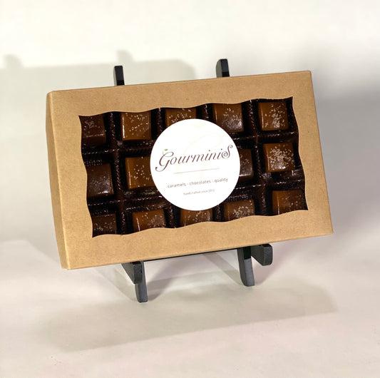 15 Piece Hand-Made Vanilla Bean Salted Caramels